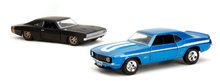 Modeli avtomobilov - Avtomobilčka Chevrolet Camaro 1969 in Dodge Charger Wide Body 1968 Fast & Furious Twin Pack Jada kovinska z odpirajočimi vrati dolžina 13 cm 1:32_0