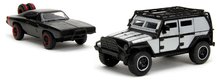 Modelle - Spielzeugautos Tejs Jeep Wrangler und Dodge Charger 1970 Fast & Furious Twin Pack Jada Metall mit zu öffnender Tür, Länge 19 cm, 1:32_0