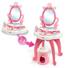 Domčeky pre bábiky sety - Set domček pre bábiku Violette Baby Nurse Large Doll's Play Center Smoby a kozmetický stolík Princezné 2v1 so stoličkou_10