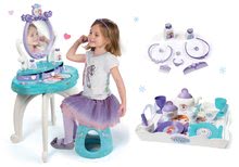 Kozmetické stolíky sety -  NA PREKLAD - Mesa de maquillaje Frozen Smoby con una silla y un juego de té con una bandeja Frozen_6