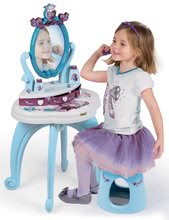 Kuchyňky pro děti sety - Set kuchyňka rostoucí s tekoucí vodou a mikrovlnkou Tefal Evolutive Smoby a kosmetický stolek Frozen s taštičkou pro kadeřnici a potravinami_2