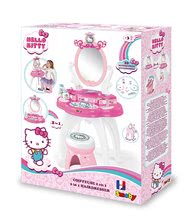 Kozmetický stolík pre deti - Kozmetický stolík so stoličkou Hello Kitty Smoby a 10 doplnkov_5
