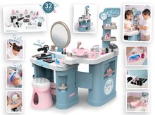 Kozmetický stolík pre deti - Kozmetický stolík elektronický My Beauty Center 3in1 Smoby kaderníctvo a kozmetika s nechtovým štúdiom a 32 doplnkov_0
