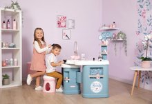 Kozmetické stolíky sety - Set kozmetický stolík elektronický My Beauty Center 3in1 Smoby so školou pre škôlkárov - hra na učiteľa a žiaka_3