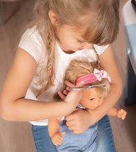 Centru de îngrijire pentru păpuși - Set căsuță pentru păpușă Large Doll's Play Center Natur D'Amour Baby Nurse Smoby și masă cosmetică electronică cu pudră_37