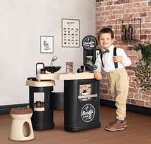 Kozmetične mizice kompleti - Komplet tridelna brivnica Barber Cut&Barber Shop Smoby in elektronski simulator vožnje Vesolje z zvokom in lučko_3