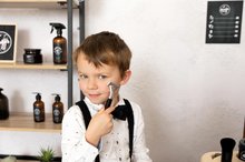 Seturi măsuțe cosmetice  - Set frizerie cu trei compartimente Barber Cut&Barber Shop Smoby și uscător electronic de păr cu cosmetică pentru unghii și pudră_6