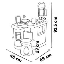 Seturi măsuțe cosmetice  - Set frizerie cu trei compartimente Barber Cut&Barber Shop Smoby și atelier de lucru cu trei compartimente Mega Center cu mașinuță pliabilă SM320243-7_36