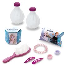 Coiffeuse pour enfants - Table de maquillage et chaise coiffeur Frozen Hairdresser Smoby avec un miroir avec un emblème et 10 accessoires_1