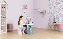 Pipereasztalok gyerekeknek - Pipere asztal kisszékkel My Beauty Dressing Table Smoby tükörrel és 15 kiegészítővel szépítkezéshez_6