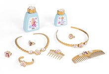 Măsuță cosmetică pentru copii - Măsuță cosmetică Disney Princess 2in1 Hairdresser Smoby cu scăunel și 10 accesorii de înfrumusețare înălțime de 94 cm_2