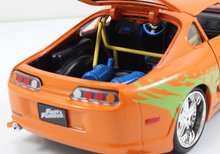 Játékautók és járművek - Kisuató Toyota Supra 1995 Fast & Furious Jada fém nyitható részekkel  hossza 21 cm 1:24_4