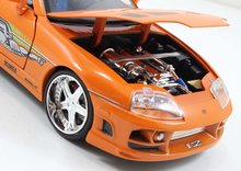 Játékautók és járművek - Kisuató Toyota Supra 1995 Fast & Furious Jada fém nyitható részekkel  hossza 21 cm 1:24_5