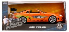 Játékautók és járművek - Kisuató Toyota Supra 1995 Fast & Furious Jada fém nyitható részekkel  hossza 21 cm 1:24_6