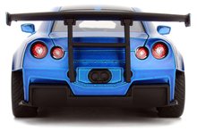 Játékautók és járművek - Kisautó Nissan Ben Sopra GT-R Fast & Furious Jada fém nyitható részekkel hossza 22 cm 1:24_1