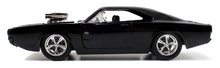 RC modely - Autíčko na diaľkové ovládanie RC Dodge Charger 1970 Fast & Furious Jada čierne dĺžka 18 cm 1:24 od 6 rokov_0