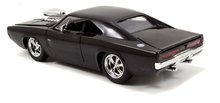 RC modely - Autíčko na diaľkové ovládanie RC Dodge Charger 1970 Fast & Furious Jada čierne dĺžka 18 cm 1:24 od 6 rokov_1