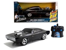 Mașini cu telecomandă - Mașină de jucărie cu telecomandă RC 970 Dodge Charger Fast & Furious Jada neagră 18 cm lungime 1:24_3