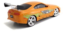 Mașini cu telecomandă - Mașină de jucărie cu telecomandă RC Brian's Toyota Fast & Furious Jada portocalie 18,5 cm lungime 1:24_0