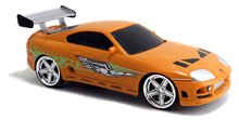 RC modely - Autíčko na diaľkové ovládanie RC Brian's Toyota Supra Fast & Furious Jada oranžové dĺžka 18,5 cm 1:24 od 6 rokov_2