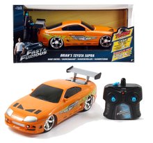 Vozila na daljinsko upravljanje - Autíčko na diaľkové ovládanie RC Brian's Toyota Fast & Furious Jada oranžové dĺžka 18,5 cm 1:24 J3203021_4