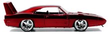 Modeli avtomobilov - Avtomobilček Dodge Charger Daytona 1969 Fast & Furious Jada kovinski z odpirajočimi vrati dolžina 22 cm 1:24_3