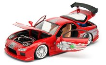 Modeli automobila - Autić Mazda RX-7 1993 Fast & Furious Jada metalni s elementima koji se otvaraju, dužine 21 cm 1:24_1
