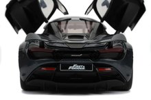 Modely - Autíčko Shaw McLaren 720S Fast & Furious Jada kovové s otvárateľnými časťami dĺžka 20,5 cm 1:24_5