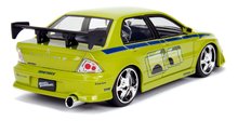Modeli avtomobilov - Avtomobilček Mitsubishi Lancer EVO VII 2002 Fast & Furious Jada kovinski z odpirajočimi elementi dolžina 20 cm 1:24_3