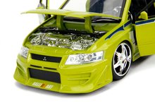 Játékautók és járművek - Kisautó Mitsubishi Lancer EVO VII 2002 Fast & Furious Jada fém nyitható részekkel hossza 20 cm 1:24_3