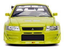 Játékautók és járművek - Kisautó Mitsubishi Lancer EVO VII 2002 Fast & Furious Jada fém nyitható részekkel hossza 20 cm 1:24_2