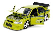 Modeli avtomobilov - Avtomobilček Mitsubishi Lancer EVO VII 2002 Fast & Furious Jada kovinski z odpirajočimi elementi dolžina 20 cm 1:24_4