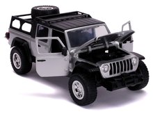 Modely - Autíčko Jeep Gladiator Fast & Furious Jada kovové s otvárateľnými časťami dĺžka 23,5 cm 1:24_6