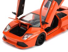 Modely - Autíčko Lamborghini Murcielago Fast & Furious Jada kovové s otvárateľnými časťami dĺžka 18 cm 1:24_2