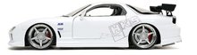 Modely - Autko Mazda RX-7 Fast & Furious Jada metalowe z otwieranymi częściami długość 20 cm 1:24_0
