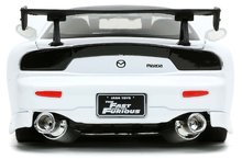 Játékautók és járművek - Kisautó Mazda RX-7 Fast & Furious Jada fém nyitható részekkel hossza 20 cm 1:24_2