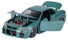 Modely - Autko Nissan Skyline Fast & Furious Jada metalowe z otwieranymi drzwiami o długości 21 cm 1:24_0