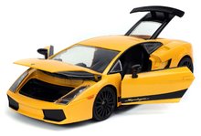 Modele machete - Mașinuța Lamborghini Gallardo Fast & Furious Jada din metal cu părți care se pot deschide 20 cm lungime 1:24_3