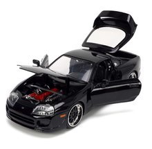 Játékautók és járművek - Kisautó Toyota Supra 1995 Fast & Furious Jada fém gumikerekekkel és nyitható részekkel hossza 19 cm 1:24_0