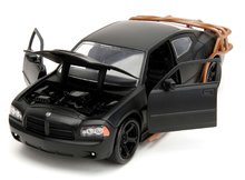 Modely - Autíčko zlodejské Dodge Charger 2006 Fast & Furious Jada kovové s gumenými kolieskami a otvárateľnými časťami dĺžka 19 cm 1:24_5