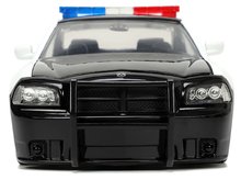 Modele machete - Mașină de poliție Dodge Charger Fast & Furious Jada din metal cu părți care se deschid 19 cm lungime 1:24_2