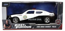 Modely - Autíčko policajné Dodge Charger 2006 Fast & Furious Jada kovové s otvárateľnými časťami dĺžka 19 cm 1:24_8