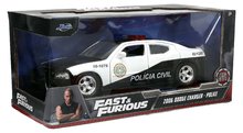 Modellini auto - Modellino auto di polizia Dodge Charger Fast & Furious Jada in metallo con sportelli apribili lunghezza 19 cm 1:24_9