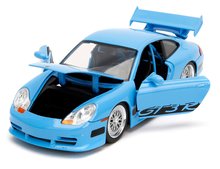 Játékautók és járművek - Kisautó Brian Porsche 911 GTS RS Fast & Furious Jada fém nyitható részekkel hossza 19 cm 1:24_5