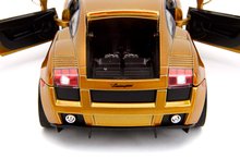 Modely - Autíčko Lamborghini Gallardo Fast&Furious Jada kovové s otvárateľnými časťami dĺžka 19 cm 1:24_3