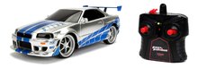 Autos mit Fernsteuerung - Ferngesteuertes Spielzeugauto RC Nissan Skyline GTR Fast & Furious Jada Länge 29 cm 1:16_1