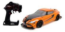 Mașini cu telecomandă - Mașinuță cu telecomandă RC Drift Toyota Supra 2020 Fast & Furious Jada cu cauciucuri de rezervă lungime de 41 cm 1:10_6
