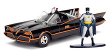 Modely - Autko Batman Batmobile Jada metalowe z otwieranymi drzwiami i figurką Batmana 4, długość 13,6 cm, 1:32_0