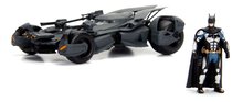 Modelle - Spielzeugauto Batmobil Justice League Jada Metall mit aufklappbarem Cockpit und einer Batman-Figur, Länge 22,5 cm, Maßstab 1:24_0
