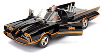 Modeli avtomobilov - Avtomobilček Batman 1966 Classic Batmobile Jada kovinski z odpirajočimi vrati in figurica Batman dolžina 22 cm 1:24_8